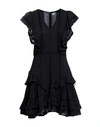 Isabel Marant Étoile Marant Étoile Woman Mini Dress Black Size 6 Cotton, Viscose