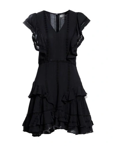 Isabel Marant Étoile Marant Étoile Woman Mini Dress Black Size 6 Cotton, Viscose In Black
