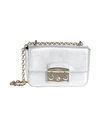 Furla Woman Shoulder Bag Silver Size - Calfskin