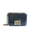 Furla Woman Shoulder Bag Navy Blue Size - Calfskin