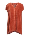 Rick Owens Woman Top Orange Size 6 Viscose, Silk