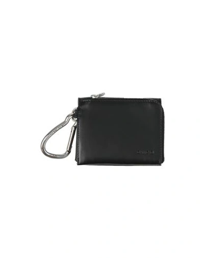 Oamc Man Wallet Black Size - Lambskin