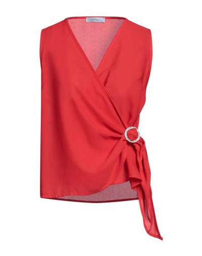 Fly Girl Woman Top Red Size Xs Polyester