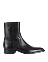 Lemaré Man Ankle Boots Dark Brown Size 7 Calfskin