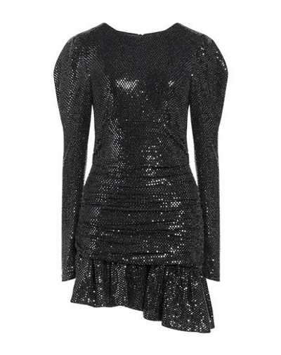 5rue Woman Mini Dress Black Size S Polyester, Elastane
