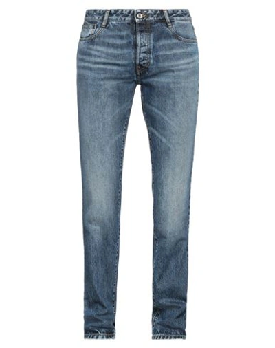 Just Cavalli Man Jeans Blue Size 35 Cotton, Elastane