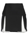 GIVENCHY GIVENCHY WOMAN MINI SKIRT BLACK SIZE 10 WOOL, MOHAIR WOOL, POLYESTER