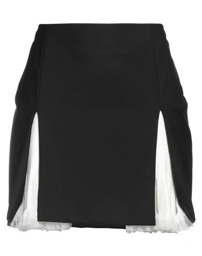 Givenchy Woman Mini Skirt Black Size 8 Wool, Mohair Wool, Polyester