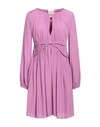Semicouture Woman Mini Dress Pink Size 8 Acetate, Silk