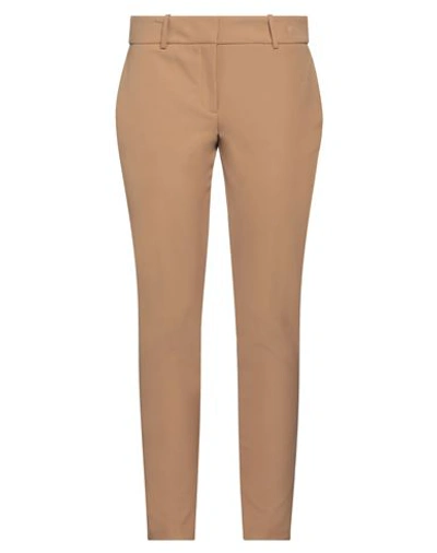 Ermanno Firenze Woman Pants Camel Size 8 Polyamide, Elastane In Beige