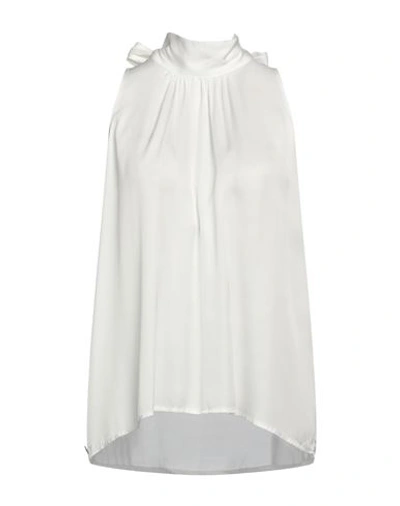 Manila Grace Woman Top White Size 6 Viscose