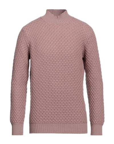 Tagliatore Man Sweater Pastel Pink Size 42 Wool