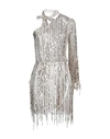 Elisabetta Franchi Woman Mini Dress Off White Size 6 Viscose, Plastic, Glass