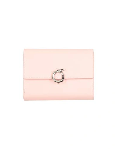 Trussardi Woman Wallet Pink Size - Soft Leather