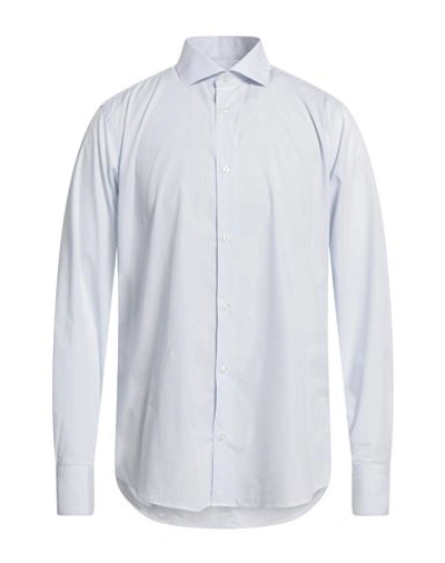 Liu •jo Man Man Shirt Azure Size 17 ½ Cotton In Blue
