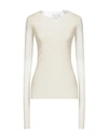 Virna Drò® Virna Drò Woman T-shirt Cream Size 2 Polyamide, Elastane In White