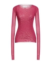 Virna Drò® Virna Drò Woman T-shirt Fuchsia Size 1 Polyamide, Elastane In Pink