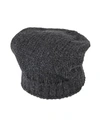 Aragona Woman Hat Steel Grey Size Onesize Baby Alpaca Wool, Merino Wool, Polyamide