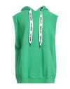 Replay Woman Sweatshirt Green Size L Cotton