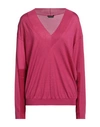TOM FORD TOM FORD WOMAN SWEATER FUCHSIA SIZE M CASHMERE, SILK