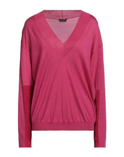 Tom Ford Woman Sweater Fuchsia Size M Cashmere, Silk In Pink