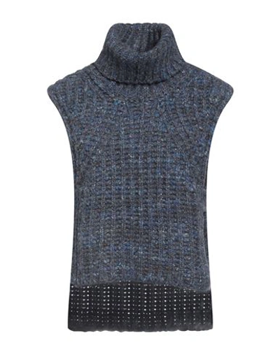 Isabel Marant Étoile Marant Étoile Woman Turtleneck Midnight Blue Size 2 Acrylic, Wool, Alpaca Wool In Blue