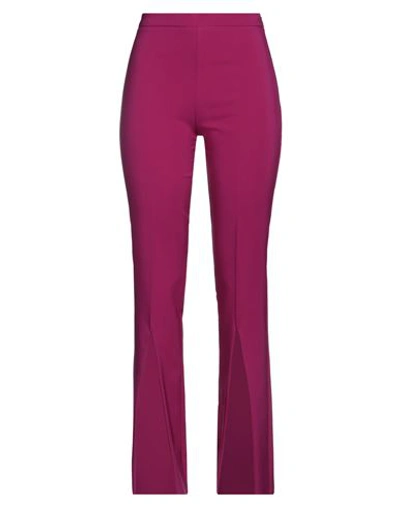 Imperial Woman Pants Magenta Size L Polyester, Elastane