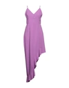Kontatto Woman Midi Dress Mauve Size M Polyester In Purple