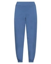 Mangano Woman Pants Blue Size 8 Cotton