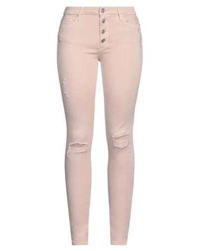 Black Orchid Woman Jeans Blush Size 29 Viscose, Cotton, Lyocell, Polyester, Elastane In Pink