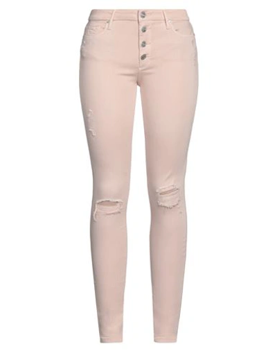 Black Orchid Woman Jeans Blush Size 30 Viscose, Cotton, Lyocell, Polyester, Elastane In Pink