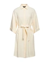 Federica Tosi Woman Midi Dress Cream Size 6 Acetate, Viscose In White