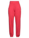 MANGANO MANGANO WOMAN PANTS RED SIZE 8 COTTON