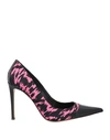 Alexandre Vauthier Woman Pumps Fuchsia Size 9.5 Textile Fibers In Pink
