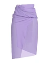 Fisico Woman Sarong Lilac Size M Viscose In Purple