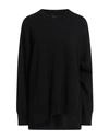 Roberto Collina Woman Sweater Black Size L Merino Wool, Cashmere