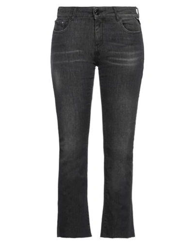 Replay Woman Jeans Black Size 32 Cotton, Elastane