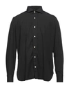 Luigi Borrelli Napoli Man Shirt Black Size 16 Cotton