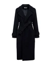 CARACTERE CARACTÈRE WOMAN COAT MIDNIGHT BLUE SIZE 10 POLYESTER