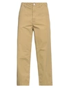 Amish Man Pants Sand Size M Cotton In Beige