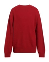 Ymc You Must Create Man Sweater Red Size Xl Lambswool