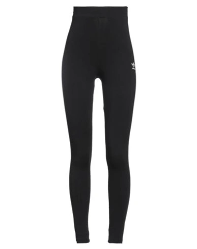 Adidas Originals Woman Leggings Black Size 0 Cotton, Elastane