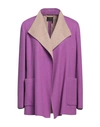 Agnona Woman Cardigan Purple Size 10 Cashmere