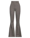 MARIA VITTORIA PAOLILLO MVP MARIA VITTORIA PAOLILLO MVP WOMAN PANTS KHAKI SIZE 8 VISCOSE, WOOL, ELASTANE, POLYESTER