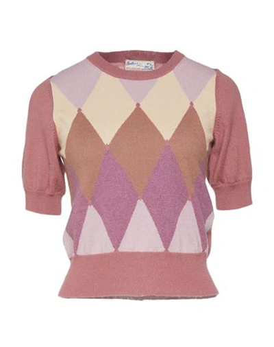 Ballantyne Woman Sweater Pastel Pink Size 2 Cashmere