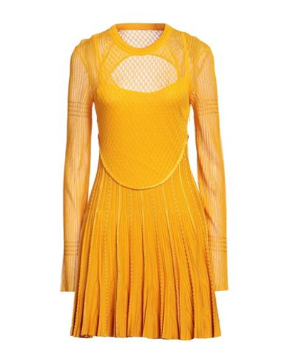Givenchy Woman Mini Dress Mandarin Size M Viscose, Polyamide, Polyester