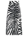 Dolce & Gabbana Woman Midi Skirt Black Size 8 Viscose, Elastane In Black