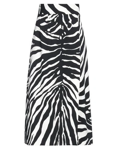 Dolce & Gabbana Woman Midi Skirt Black Size 8 Viscose, Elastane