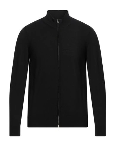 +39 Masq Man Cardigan Black Size 46 Merino Wool