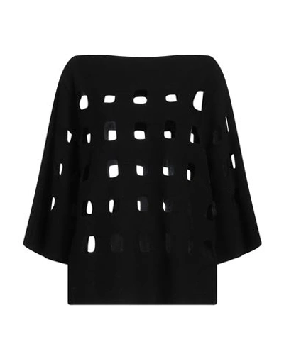 Liviana Conti Woman Sweater Black Size 8 Virgin Wool